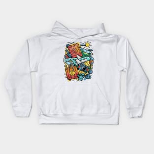 TRAVEL AND TOURISM Kids Hoodie